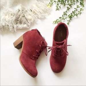 Toms Lunata Lace Up Heels
